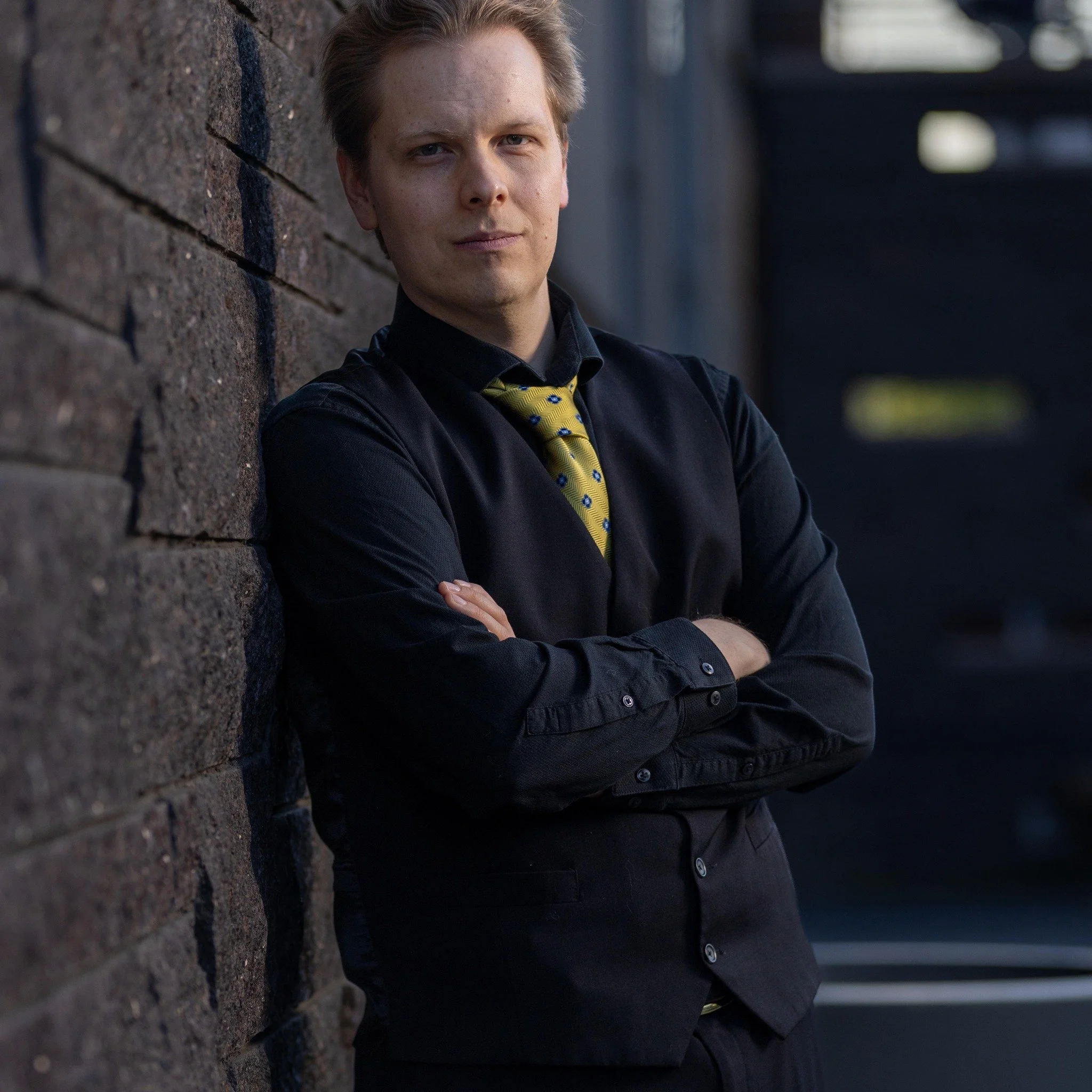 Portrait of piano technician Kyle Throw